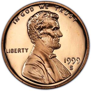 1999 s proof lincoln memorial cent choice uncirculated us mint