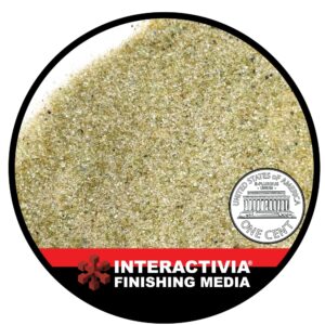 30-60 Grit (#50) Crushed Glass Abrasive - 19 lb or 8.6 kg - Blasting Abrasive Media (Medium) #50 Mesh - 559 to 254 Microns - for Blast Cabinets Or Sand Blasting Guns