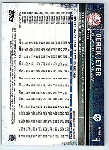 2015 Topps #1 Derek Jeter Yankees MLB Baseball Card NM-MT