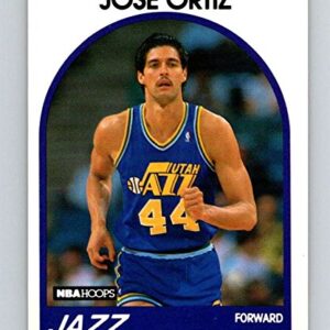 1989-90 Hoops Basketball #223 Jose Ortiz RC Rookie Card Utah Jazz Official NBA Trading Card