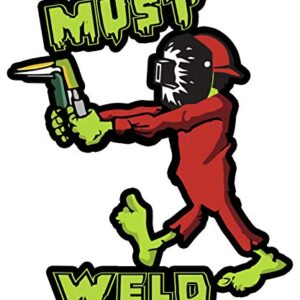 Welding Stickers for Welding Hood & Tool Box – 100% Vinyl Stickers – Stickers for Adults – Badass Welder Stickers Including, Flux, Rods, Hood, Flash, Fire, Welds