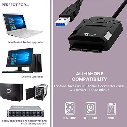 Fantom Drives FD 6TB Internal Hard Drive Upgrade Kit with Seagate Barracuda ST6000DM003, 5400RPM, 256MB Cache