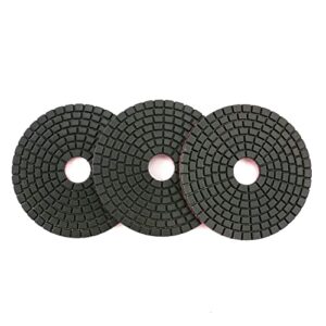 Z-Lion Dimoand 3 Step Polishing Pad 4" Abrasive grinding wheel 3-Pcs Step 2 for Granite Marble