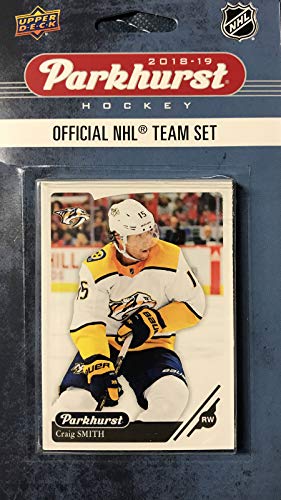 Nashville Predators 2018 2019 Upper Deck PARKHURST Series Factory Sealed Team Set including Filip Forsberg, P.K. Subban and Pekka Rinne Plus 7 Others