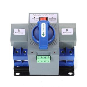 110v 2p 63a dual power automatic transfer switch dual power generator changeover switch 50hz/60hz