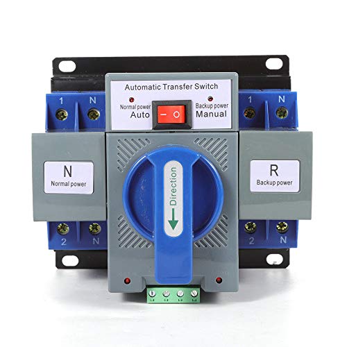 110V 2P 63A Dual Power Automatic Transfer Switch Dual Power Generator Changeover Switch 50HZ/60HZ