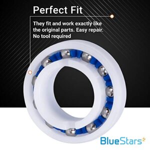 [Upgraded] C-60 C60 Pool Cleaner Wheel Ball Bearings Replacement by BlueStars - Exact Fit for Zodiac Polaris Pressure Pool Cleaners 180 and 280 - Smooth Rotation and Excellent Design - Pack of 8