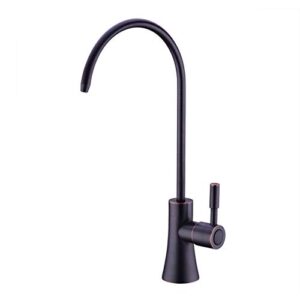 ekrte commercial water filtration faucet brass drinking water purifier faucet, oil rubbed bronze kitchen bar sink drinking water purifier faucet