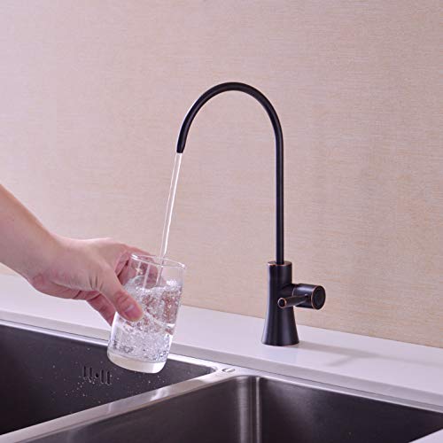 EKRTE Commercial Water Filtration Faucet Brass Drinking Water Purifier Faucet, Oil Rubbed Bronze Kitchen Bar Sink Drinking Water Purifier Faucet