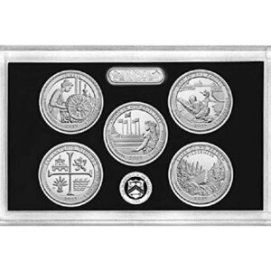 2019 S America the beautiful 2019 S Silver Quarter Proof Set America the Beautiful With Box and COA Silver Proof