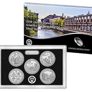 2019 S America the beautiful 2019 S Silver Quarter Proof Set America the Beautiful With Box and COA Silver Proof