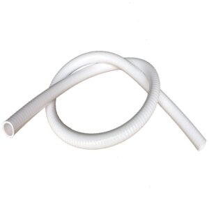 tektube® schedule 40 ultra flex pvc pipe - 10 ft long (2" dia, white)