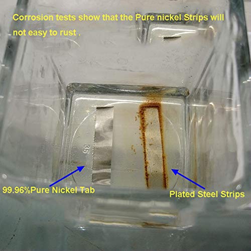 Pure Nickel Strip,10m (1Roll) of 0.2x8mm Nickel Tap for 18650 26650 32650 AA Cell Battery Pack Spot Welding