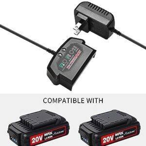 AVID POWER 20V Max Lithium Ion Battery Charger, Compatible with Avid Power 20V Batteries, Not Compatible with Avid Power Impact Wrench-ACIW326