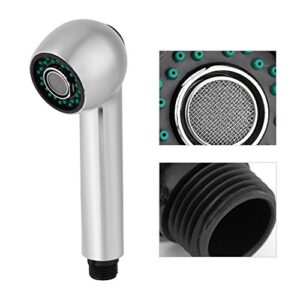 Faucet Sprayer Head, Kitchen Bathroom Pull Out Sink Faucet Nozzle 2 Functions Pull Down Tap Nozzle Spout G1/2 Straight Thread High Flow Shower Head Replacement Part Hot for Personal Hygiene