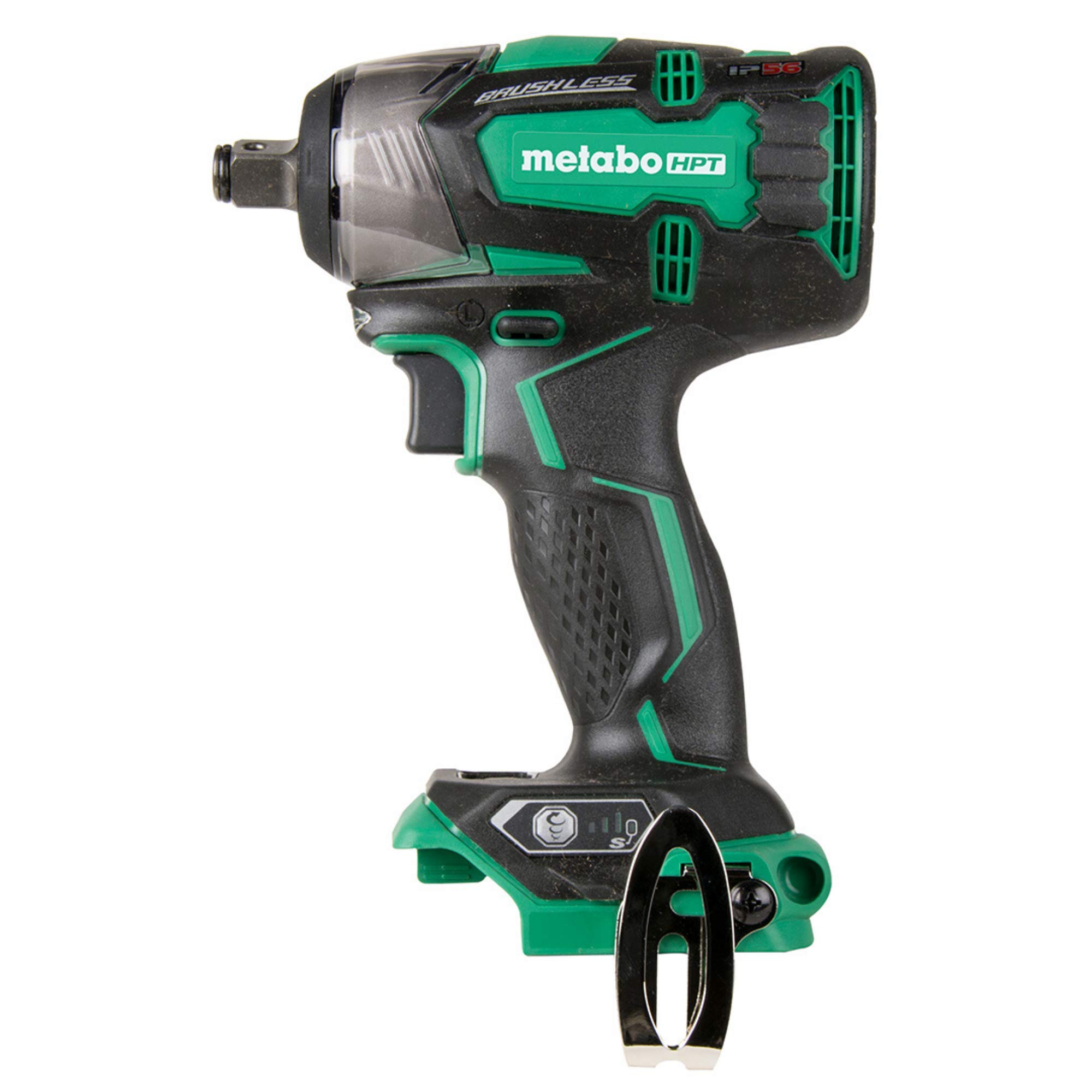 Metabo HPT 18V Cordless Impact Wrench | 225'-LBS of Torque | 1/2" Square Drive | IP56 Compliant | LED Light | 4-Stage Electronic Speed Switch | Brushless | Tool Only - No Battery | WR18DBDL2Q4