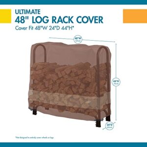 Duck Covers Ultimate Waterproof Log Rack Cover, 48 Inch