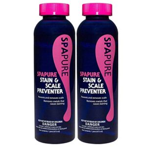 spapure stain & scale preventer (1 pt) (2 pack)