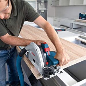 BOSCH Tools Track Saw - GKT13-225L 6-1/2 In. Precison Saw with Plunge Action & Carrying Case