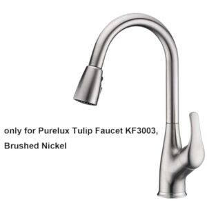 Purelux Faucet Spray Head for Tulip Kitchen Faucet, Brushed Nickel