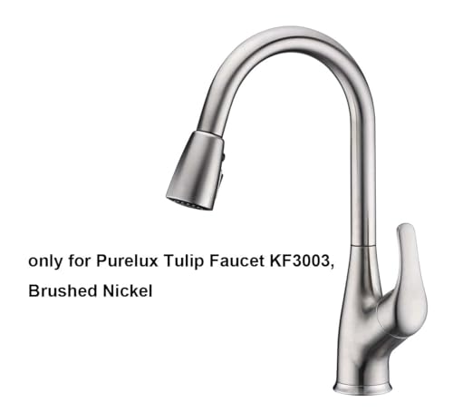 Purelux Faucet Spray Head for Tulip Kitchen Faucet, Brushed Nickel