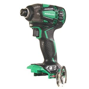metabo hpt 18v cordless impact driver, 1/4-in hex chuck, triple hammer technology, powerful 1, 832 in/lbs torque, variable speed trigger, ip56 compliant, led light, tool only (wh18dbdl2q4)