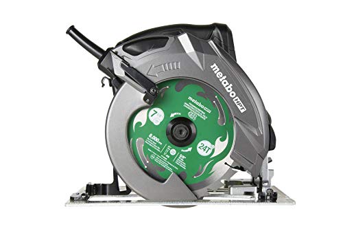 Metabo HPT Circular Saw | 7-1/4-Inch | 15-Amp Motor | 6800 RPM | Electric Brake | Dust Blower | C7BUR