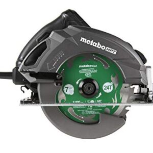 Metabo HPT Circular Saw | 7-1/4-Inch | 15-Amp Motor | 6800 RPM | Electric Brake | Dust Blower | C7BUR