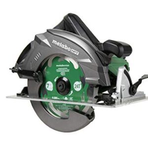 Metabo HPT Circular Saw | 7-1/4-Inch | 15-Amp Motor | 6800 RPM | Electric Brake | Dust Blower | C7BUR