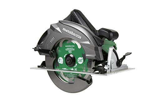 Metabo HPT Circular Saw | 7-1/4-Inch | 15-Amp Motor | 6800 RPM | Electric Brake | Dust Blower | C7BUR