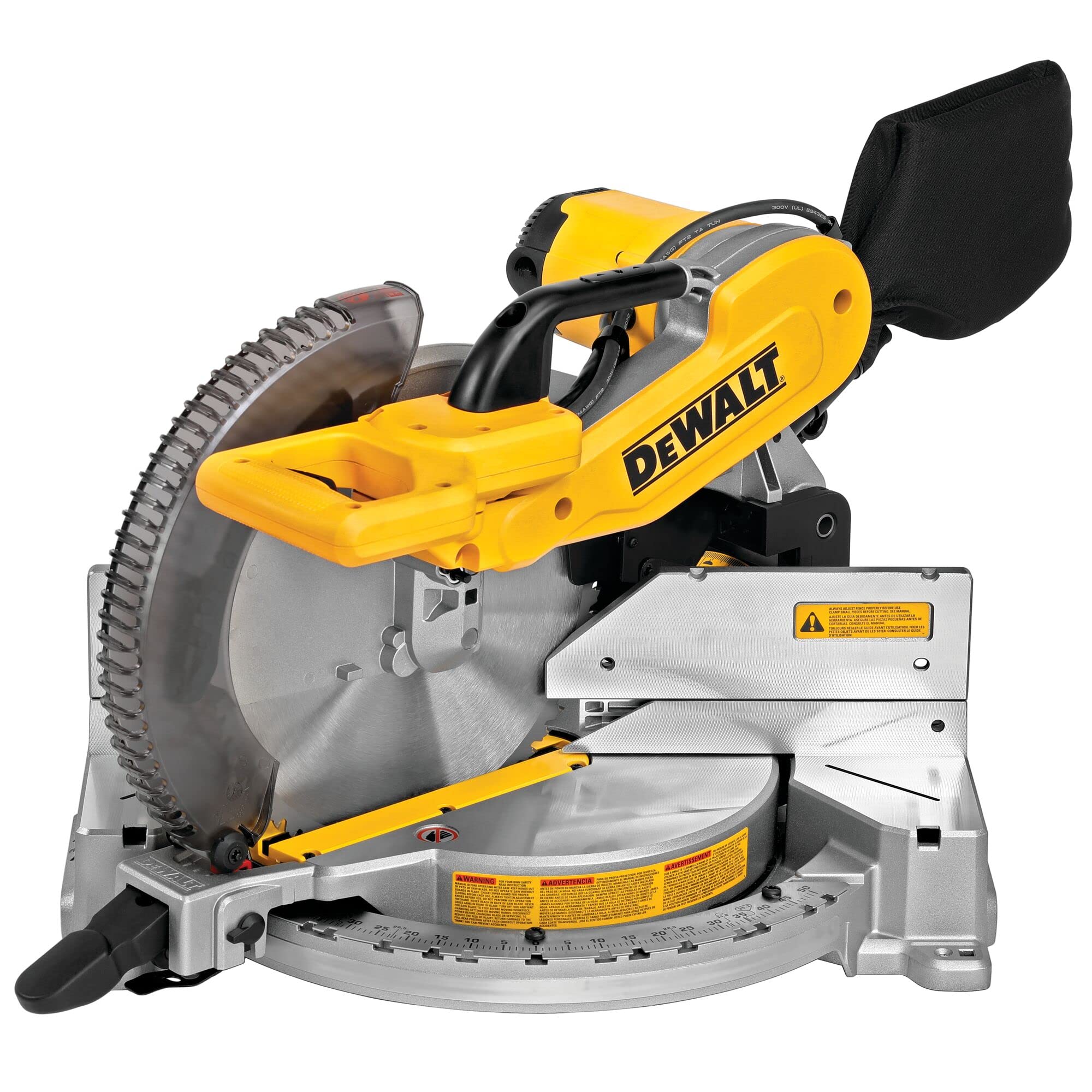 DEWALT Miter Saw, Double-Bevel, Compound, 12-Inch, 15-Amp (DWS716)