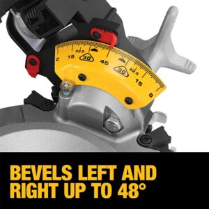 DEWALT Miter Saw, Double-Bevel, Compound, 12-Inch, 15-Amp (DWS716)