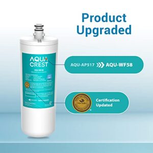 AQUACREST AP517 Under Sink Water Filter, Replacement for Aqua-Pure® AP517, AP51711, AP510, AP517EA (Pack of 1), Model No.AQU-WF58, Package May Vary