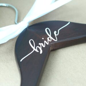 Wedding Hanger, Bride Hanger, Bridal Wedding Gift, Decal