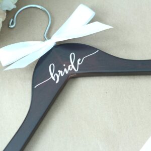 Wedding Hanger, Bride Hanger, Bridal Wedding Gift, Decal