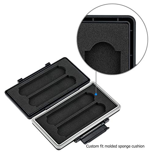 4 Slots M.2 2280 SSD Protector Case Storage Holder for PC Desktop Laptop M.2 2280 Internal Solid State Drive Anti-Shock Protection