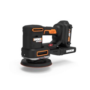 worx wx820l 20v power share sandeck 5-in-1 cordless multi-sander (battery & charger included)