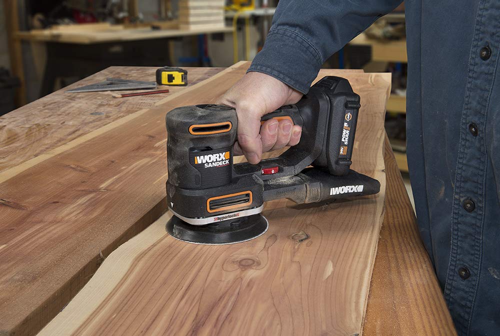 WORX WX820L 20V Power Share Sandeck 5-in-1 Cordless Multi-Sander (Battery & Charger Included)
