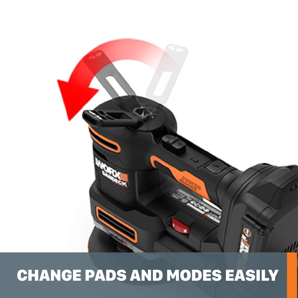 WORX WX820L 20V Power Share Sandeck 5-in-1 Cordless Multi-Sander (Battery & Charger Included)