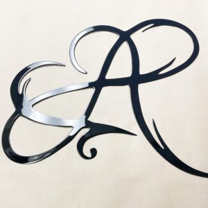 Infinity Heart Metal Wall Art -Always & Forever Infinity