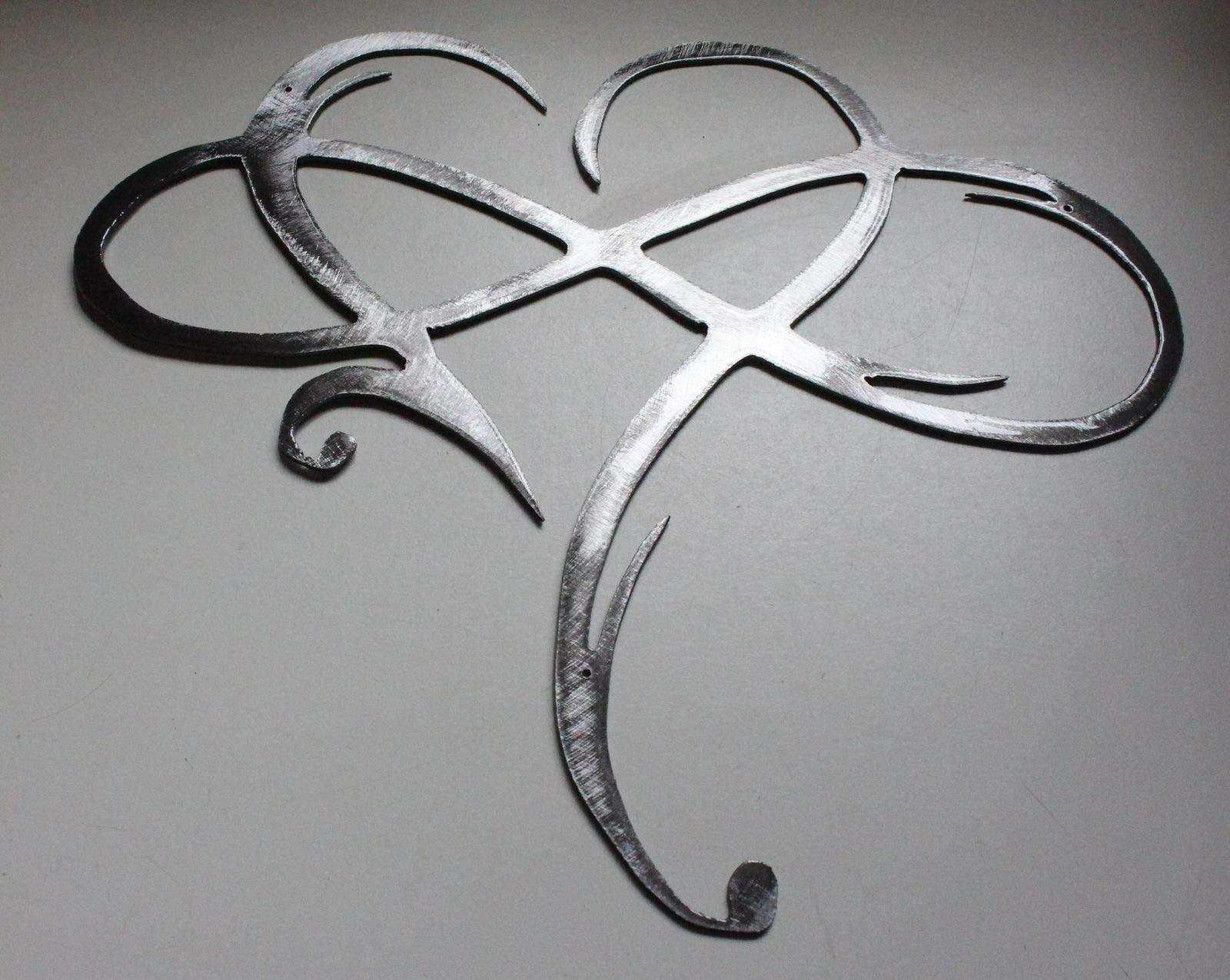 Infinity Heart Metal Wall Art -Always & Forever Infinity