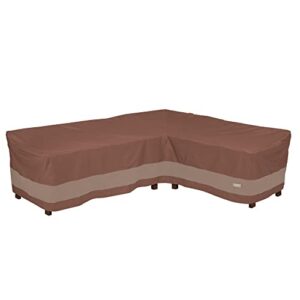 duck covers classic accessories ultimate waterproof patio right-facing sectional lounge set cover, 104 inch