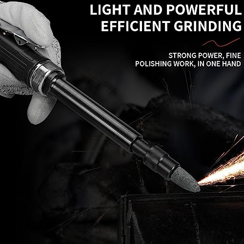 1/4'' 1/8'' Extended Air Die Grinder Pneumatic Powerd Grinding Tool High Speed Engraving Tool