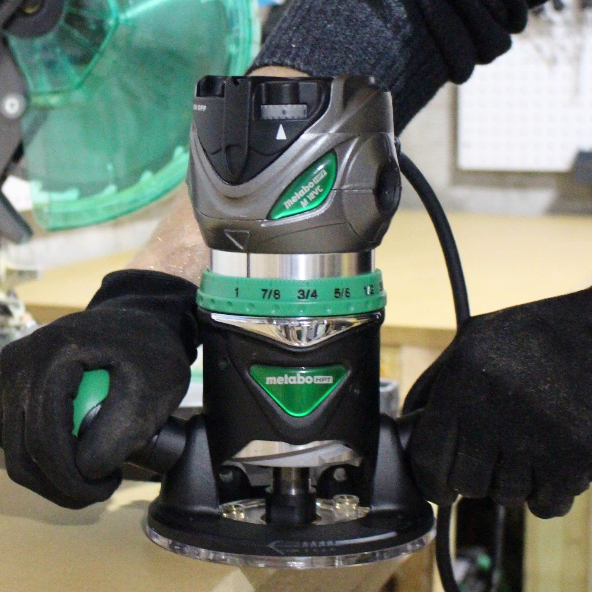 Metabo HPT Router | Fixed Base | 11 Amp Motor | 2-1/4 Peak HP | Variable Speed | M12VC