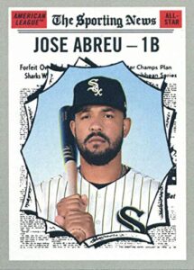 2019 topps heritage #352 jose abreu chicago white sox baseball card