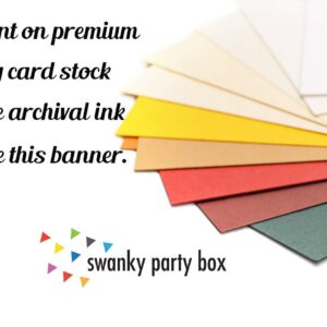 Swanky Party Box | Farm Party Produce Stand | Cardstock Vegetables Banner