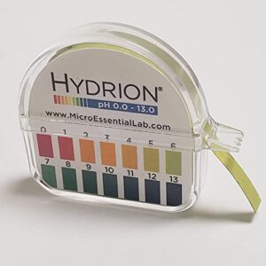 hydrion ph paper (93) with dispenser and color chart - full range insta chek ph- 0-13