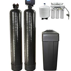 Fleck 5600SXT Metered Softener UpFlow 1.5 Cubic Ft Carbon Filter Reverse Osmosis