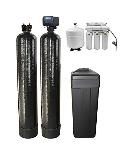 Fleck 5600SXT Metered Softener UpFlow 1.5 Cubic Ft Carbon Filter Reverse Osmosis