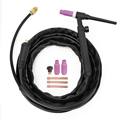 HZXVOGEN TIG Welding Torch WP17V 4M Welder Torch 140A 150-Amp Air Cooled SR-17V TIG Welder Gun with Europe Plug for Lift TIG Lift ARC